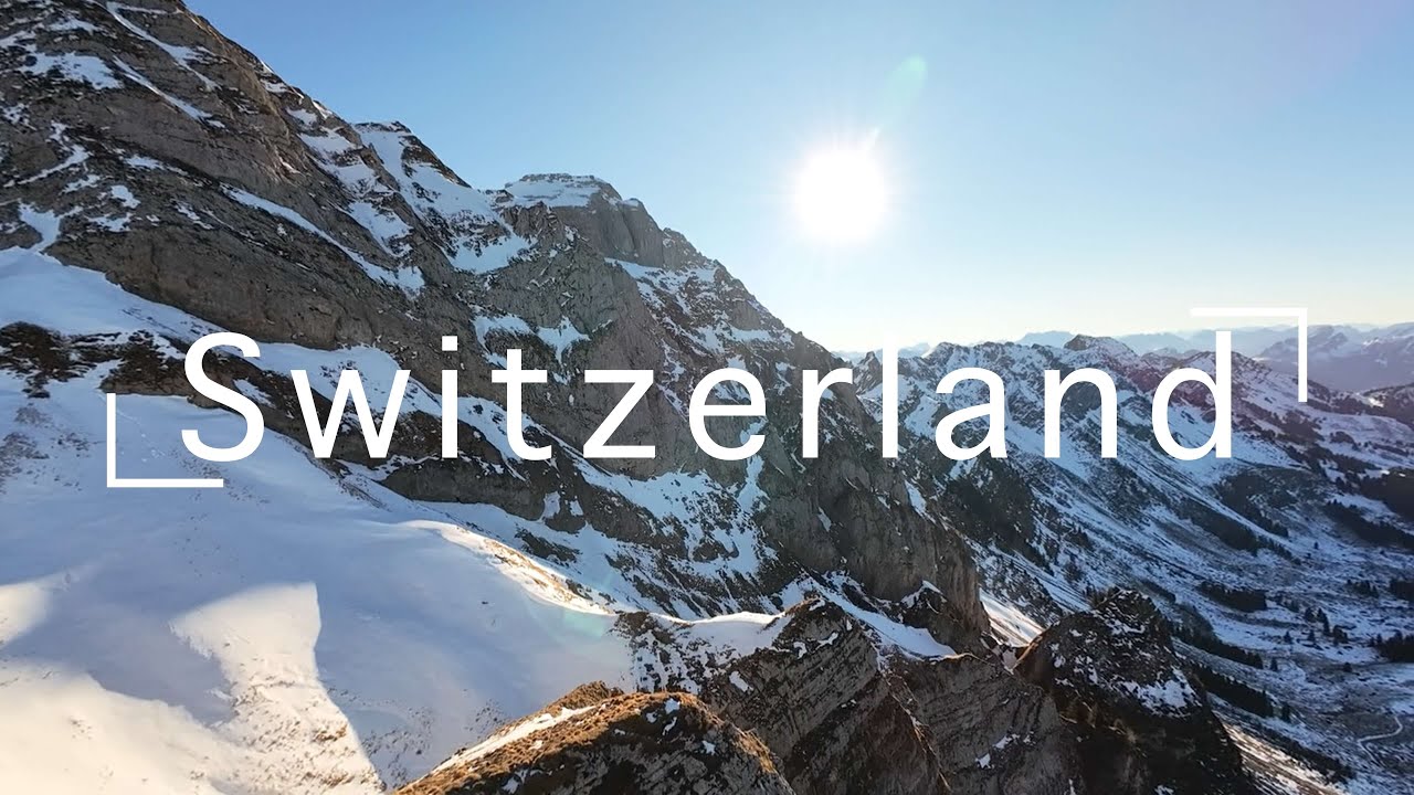 Single Battery FPV Mountain Surfing In Switzerland