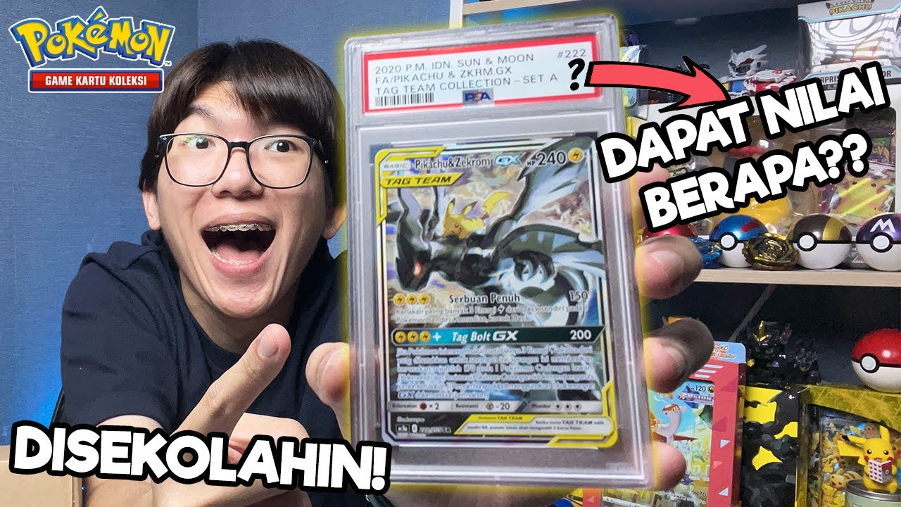 AKHIRNYA AKU GRADING KARTU KESAYANGANKU! Unboxing PSA Grade Reveal Kartu Pokemon Indonesia Part 1