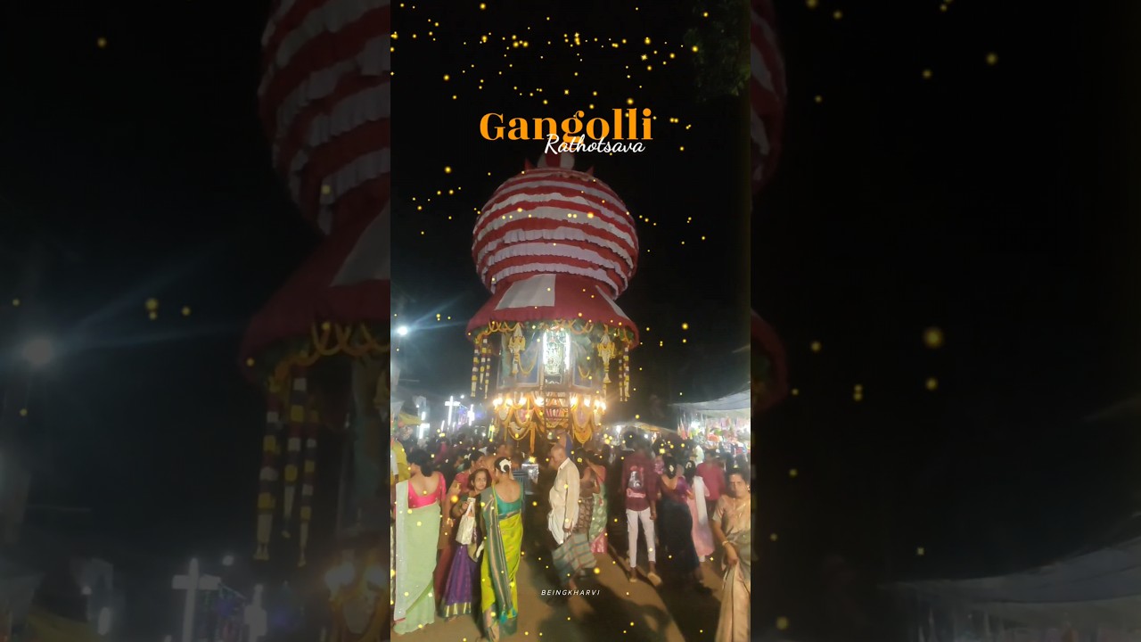 Gangolli Rathotsava 2025 #chariot #holidays #shorts