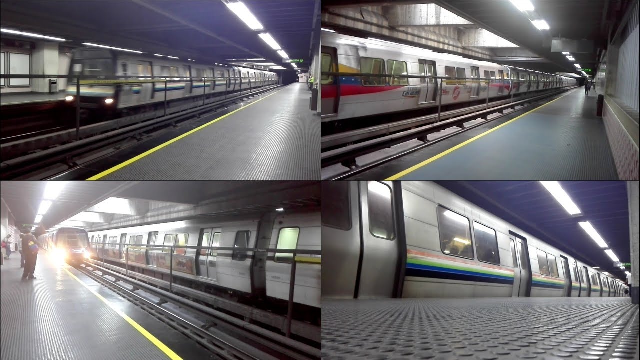 Circulaciones por la estación La Yaguara Línea 2/4 | Metro de Caracas