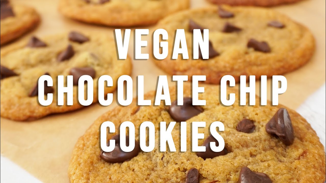 Vegan Chocolate Chip Cookies | Easy & Quick 🍪