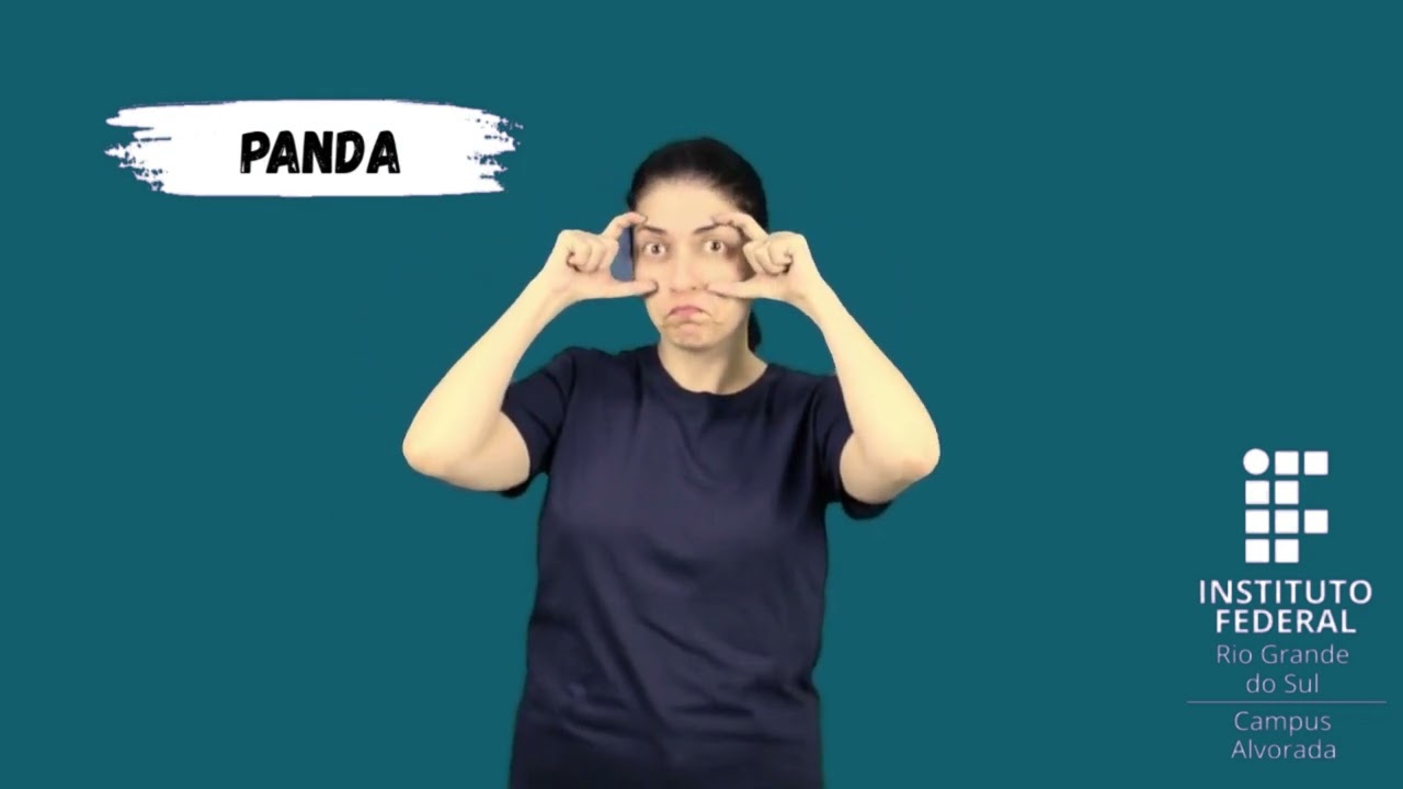 PANDA ‐ SINAL EM LIBRAS