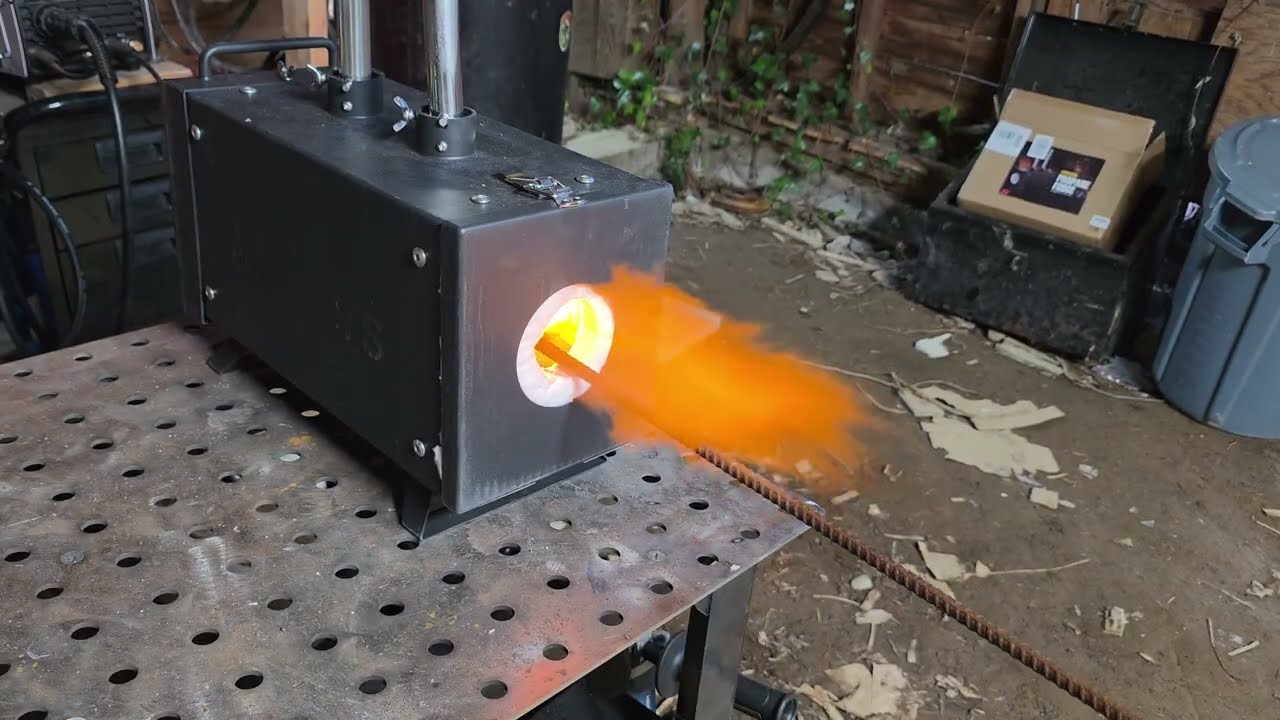 Fire Breather! Molten Masters Dual Burner Propane Forge