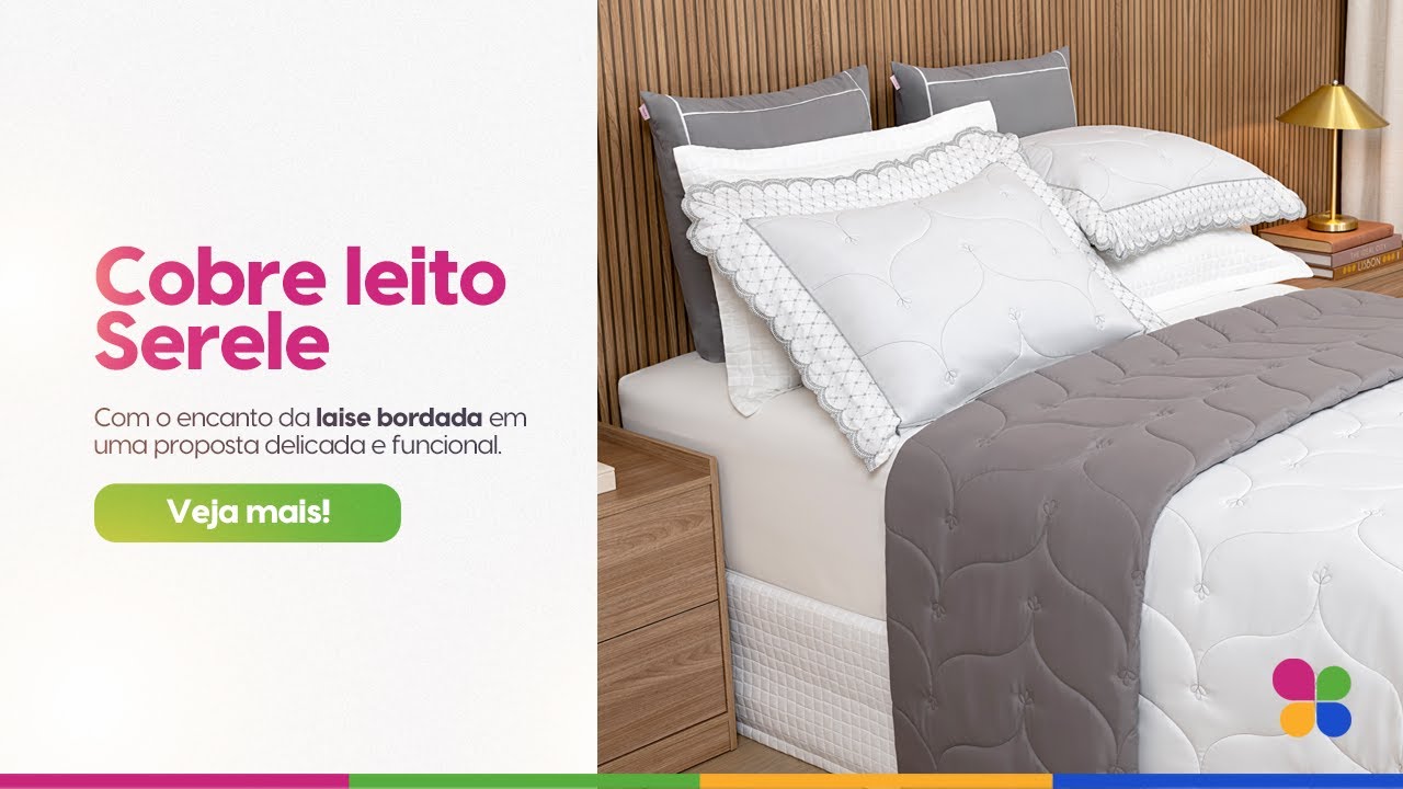 Com acabamento refinado - Conheça o Cobre leito Serele