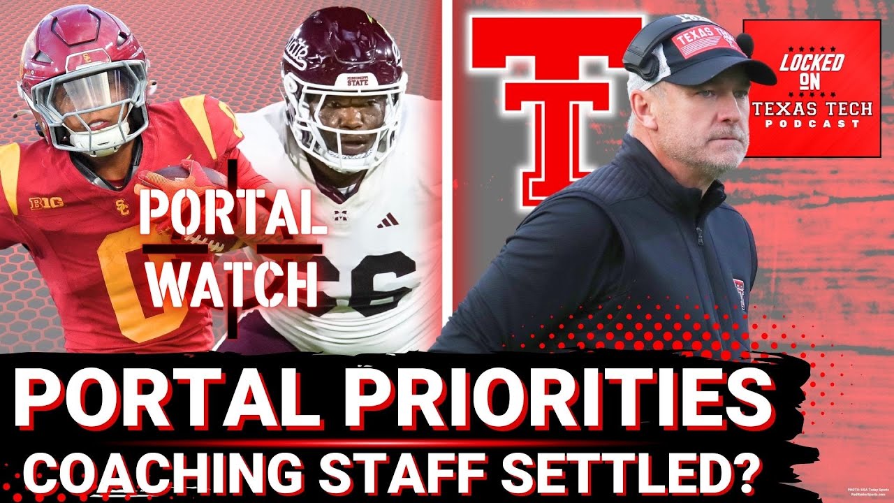 Texas Tech portal priorities | How close is a finalized coaching staff?