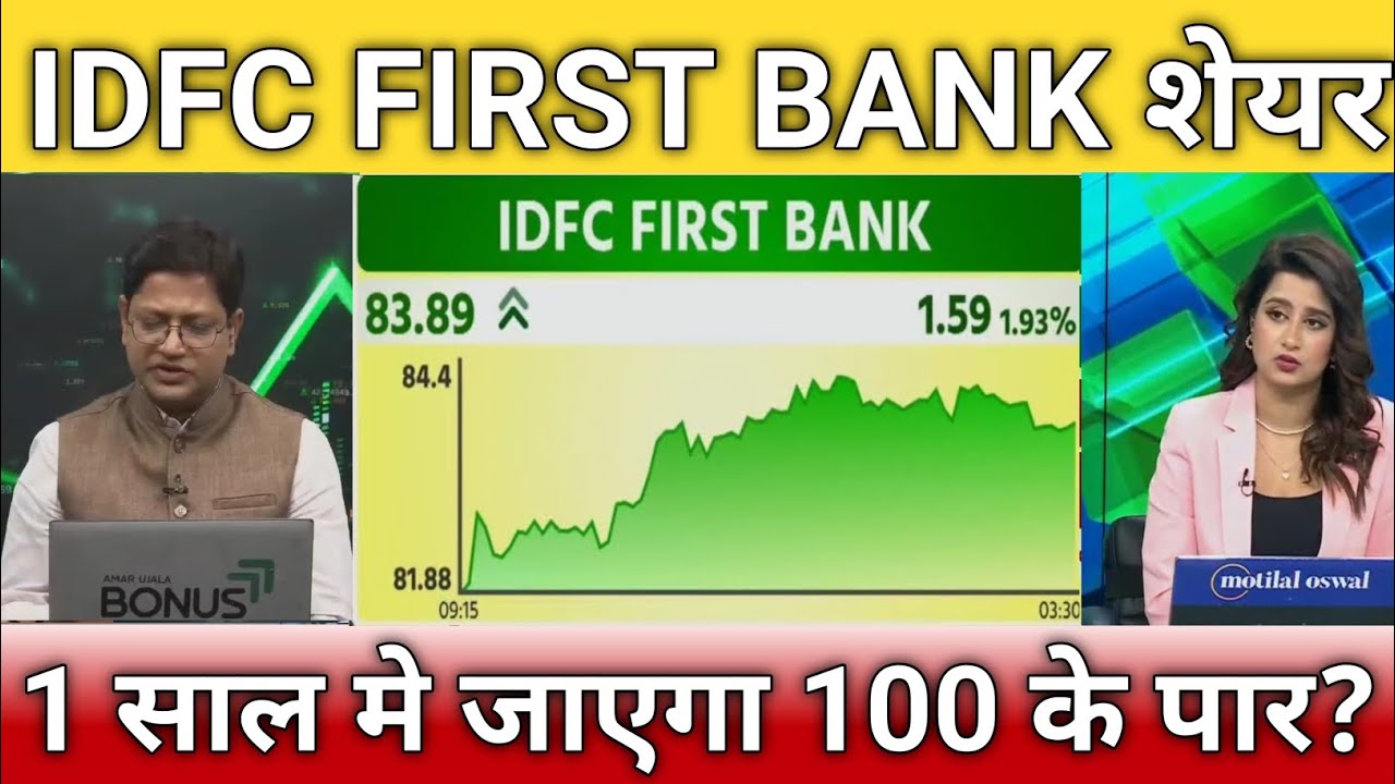 IDFC First Bank Share Crosses 100 in 1 Year?, IDFC First Bank Share Latest News, Analysis, Target