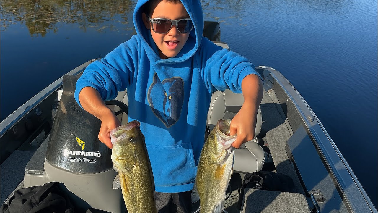 Indiana Fall Bass Fishing (Dropshot Madness)