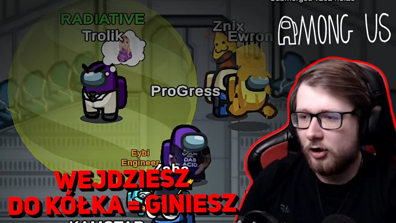NOWY MODYFIKATOR! WEJDZIESZ DO KÓŁKA = GINIESZ | AMONG US