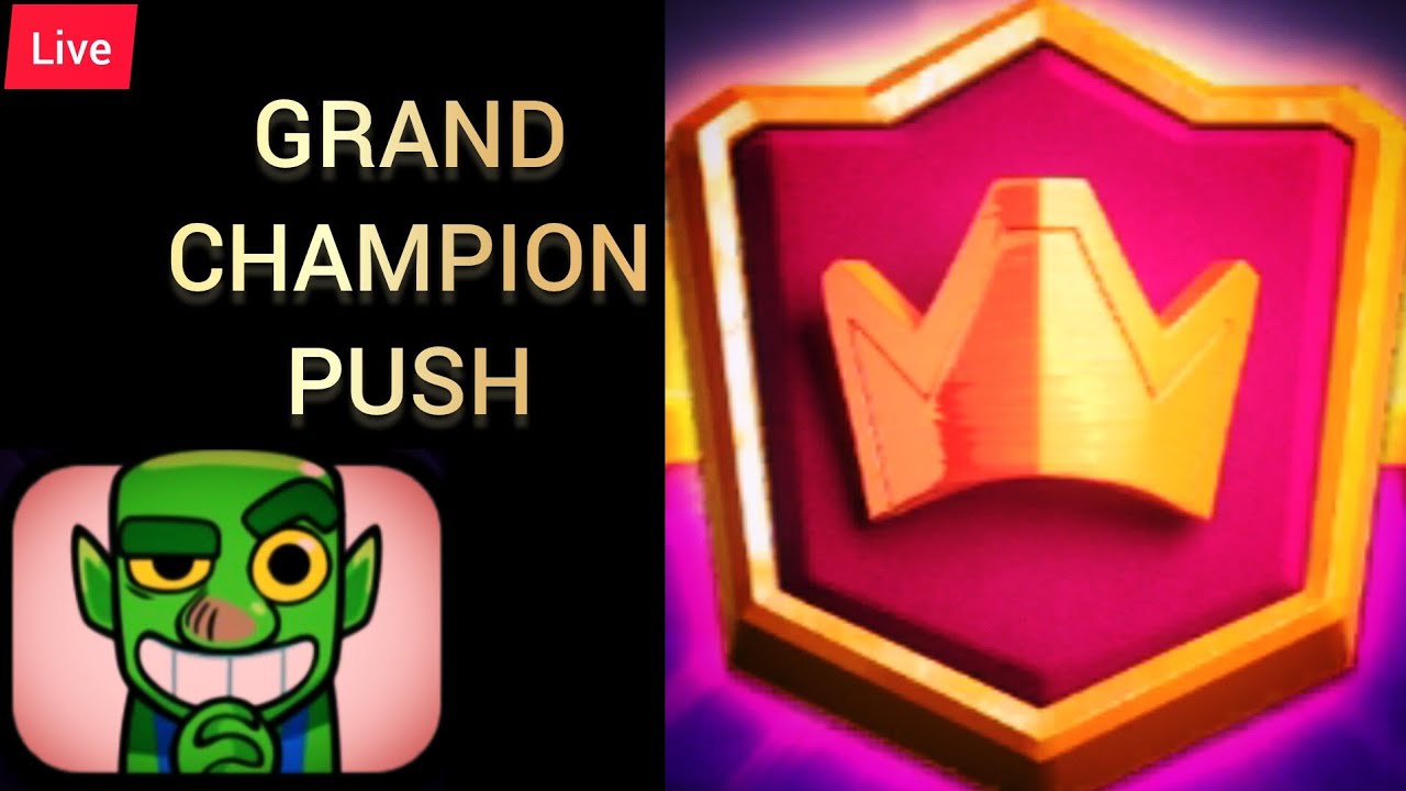 🔥 GRAND CHAMPION PUSH – DAY 3 | NO MERCY 🔥  #clashroyalelive #live