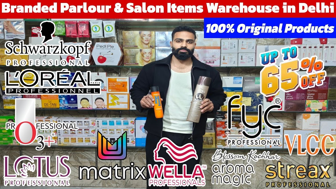 Branded Parlour & Salon Items Wholesaler & Supplier | Upto 60% Off | 100% Original Parlour Items