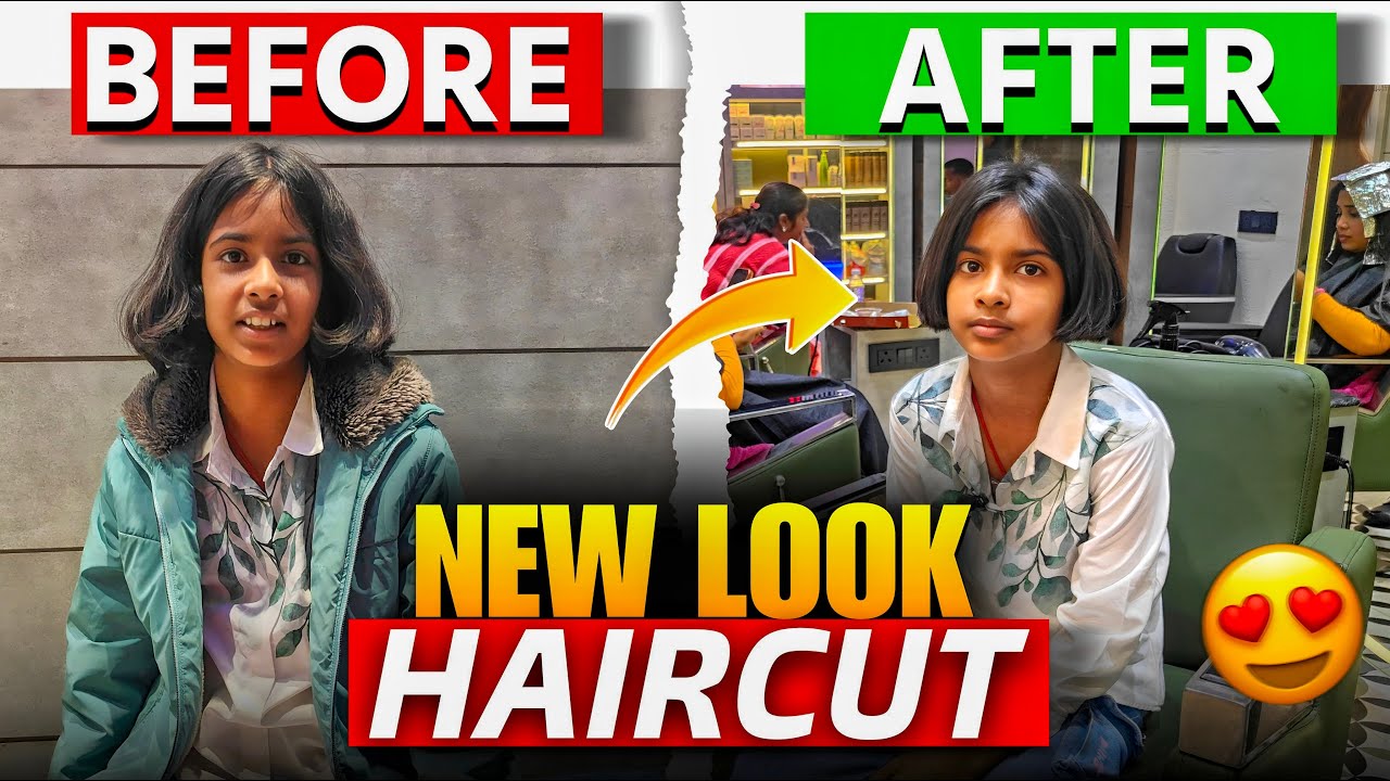 Big Hair Transformation 😍 | New Haircut Surprise | Rishika Mahato Vlogs
