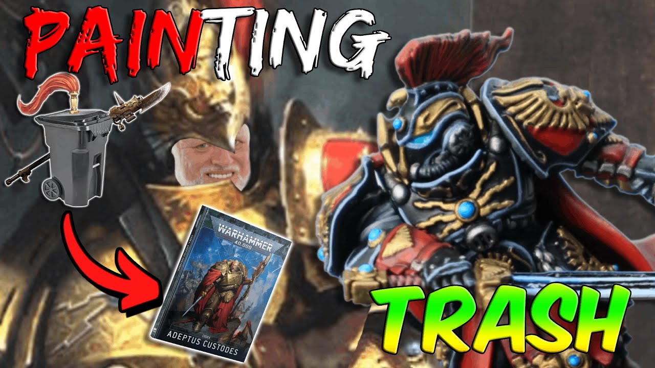 How To Easily Paint Custodes Shadowkeepers