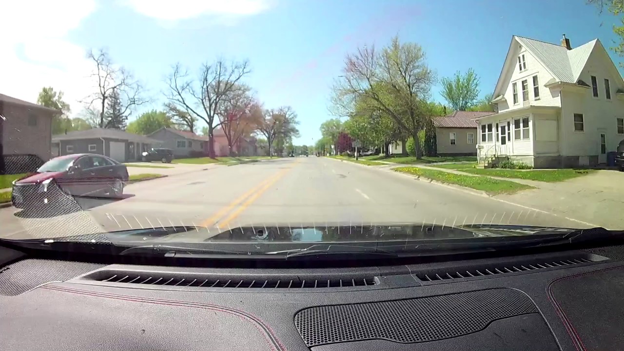 Driving through Algona Iowa.
