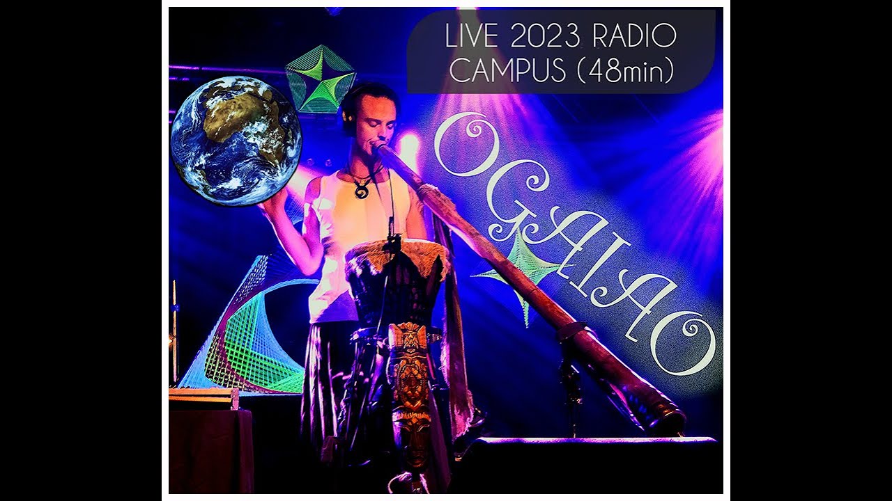 OGAIAO - LIVE 2023 DIDGERIDOO PERCUSSIONS ELECTRO WORLD ORGANIC TRANCE FULL VIDEO (48 MIN)