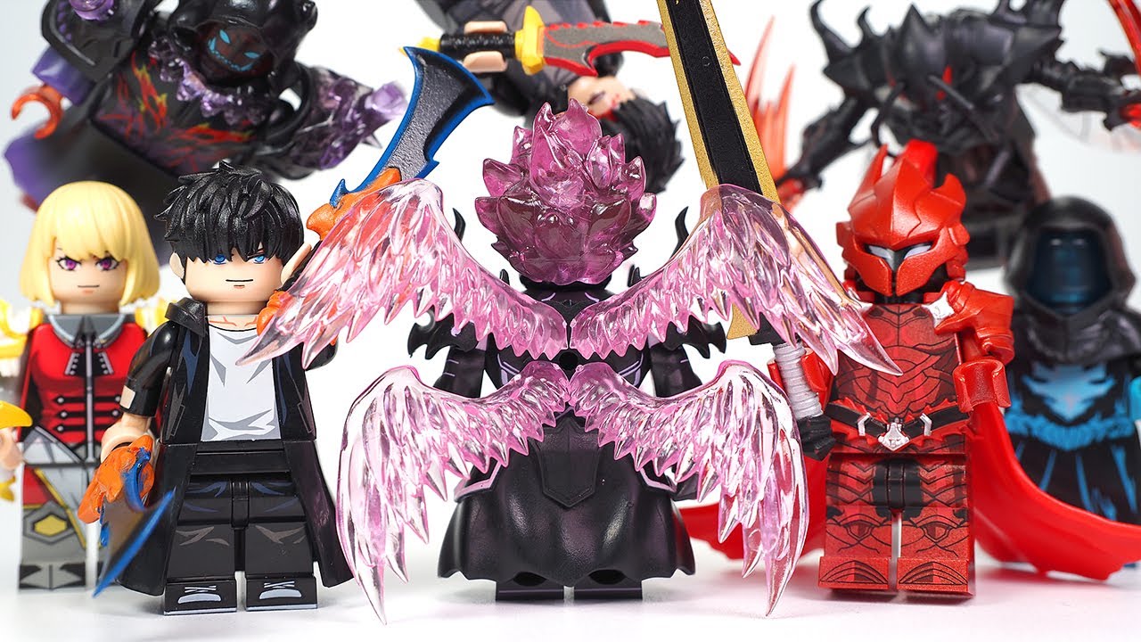 LEGO Solo Leveling | Sung Jinwoo | Cha Hae-in | Igris | Bellion | Beru | 나혼자만레벨업 Minifigures