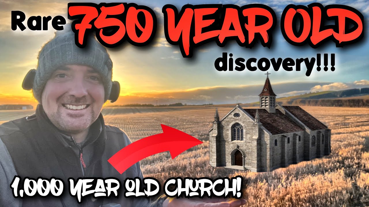 Incredibly RARE find from the 1,000 year old church field - hunting treasure with the XP DEUS 2