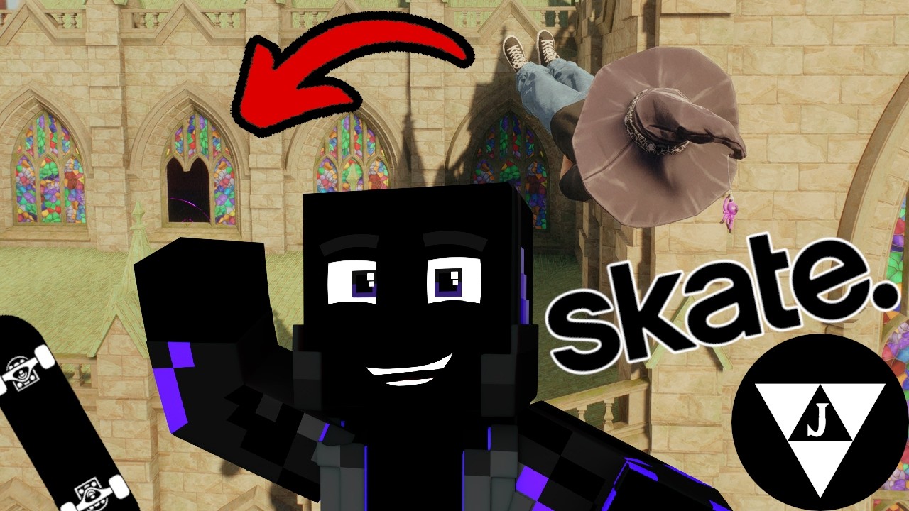 Ich versuche zum ERSTEN MAL KRASSE SKATE TRICKS! - skate.