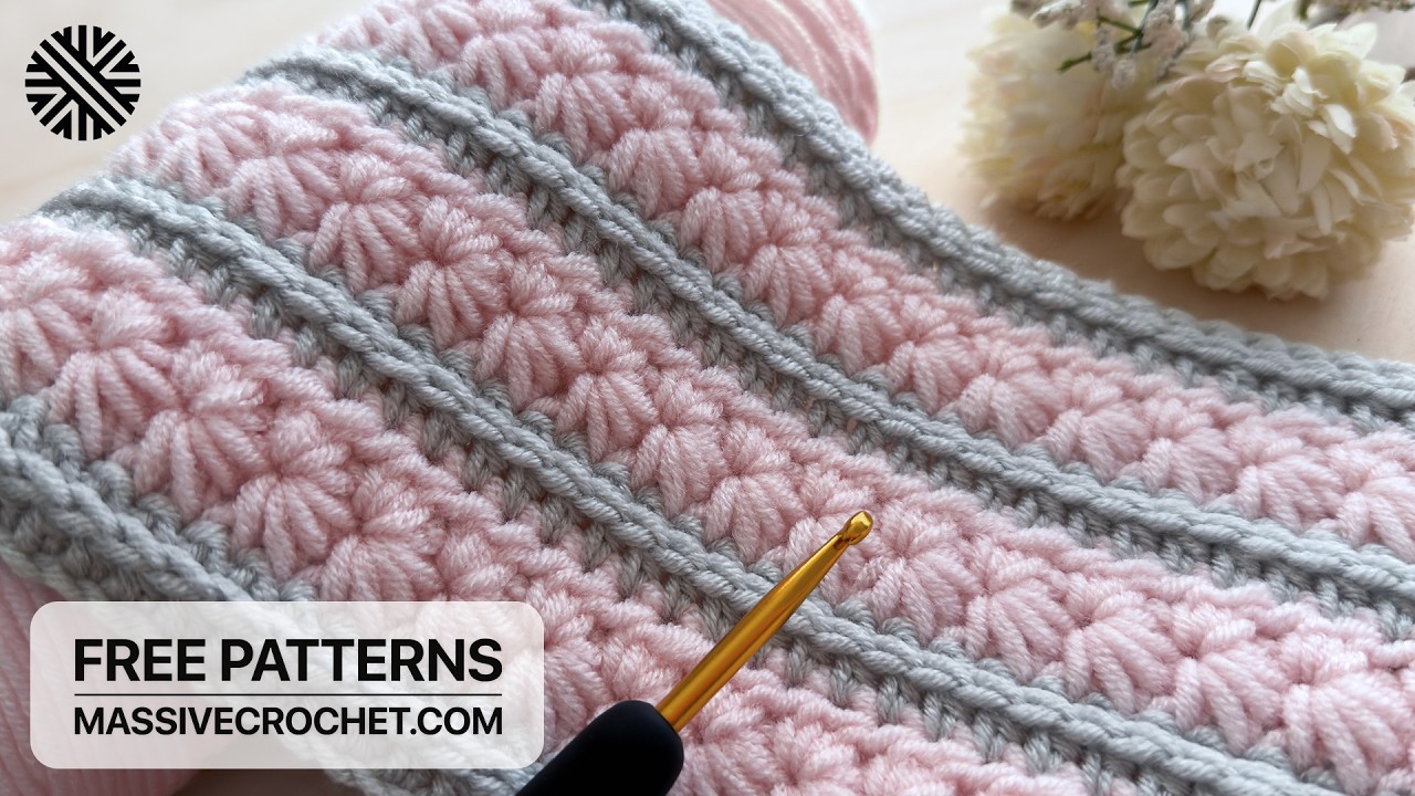 VERY EASY & UNUSUAL Crochet Pattern for Beginners! ⚡️🩶 Crochet Stitch for Baby Blanket & Bag