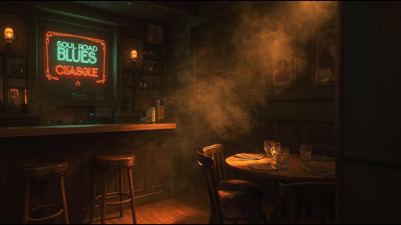 Smoke & Midnight Whiskey 🥃  Deep Bar Blues Session