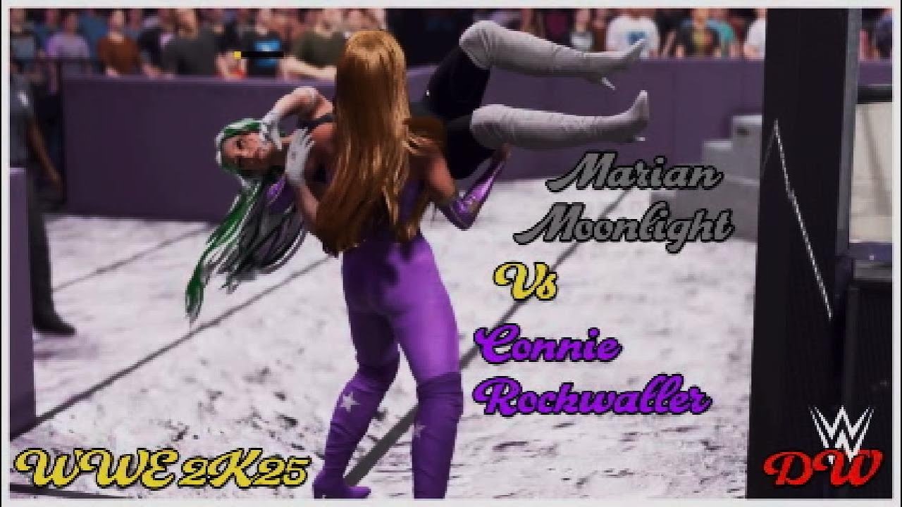 WWE 2K25 Connie Rockwaller Vs Marian Moonlight - WWS-TKOA Match 