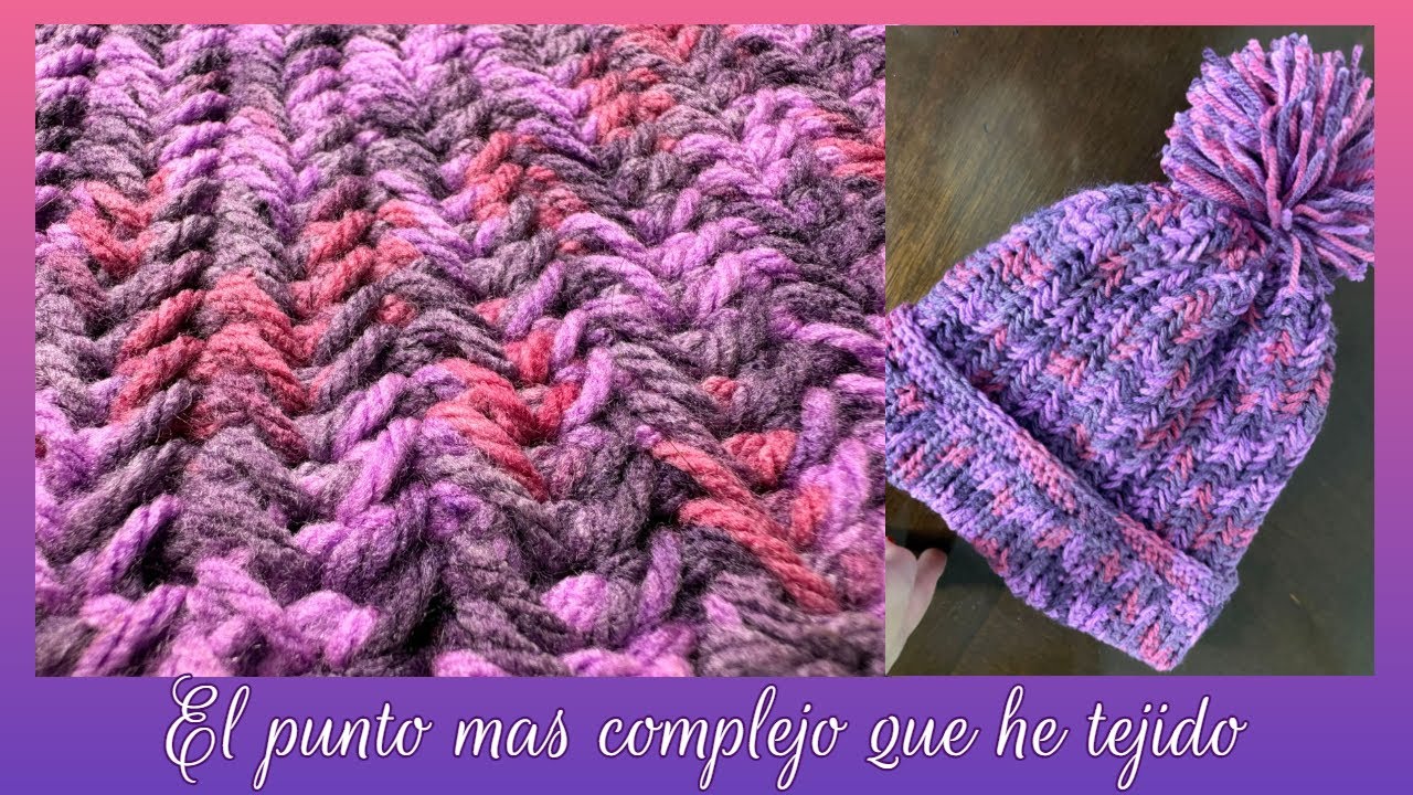 Punto ESPIGA, el mas desafiante que he tejido 😲