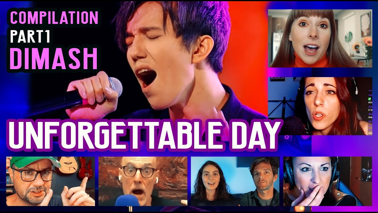 UNFORGETTABLE DAY by DIMASH KUDAIBERGEN (GAKKU) D8 | Best Reaction Compilation - Part 1