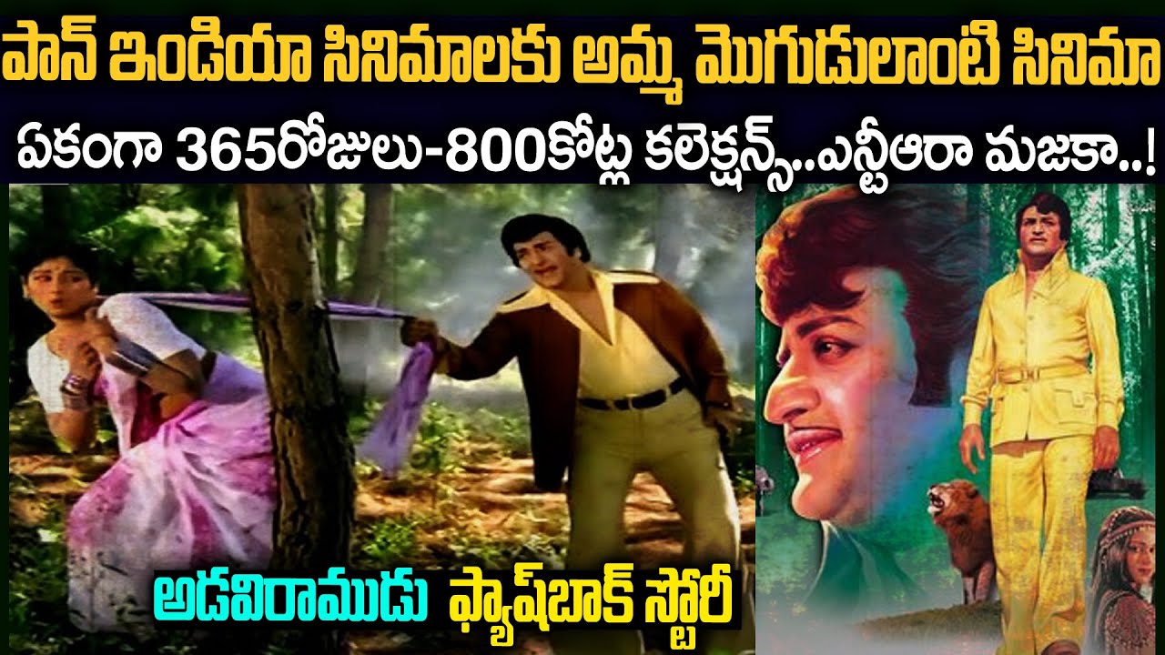పాన్ ఇండియా సినిమాలకు అమ్మ మొగుడులాంటి సినిమా | Nt Ramarao Adavi Ramudu Flashback Story | VOV