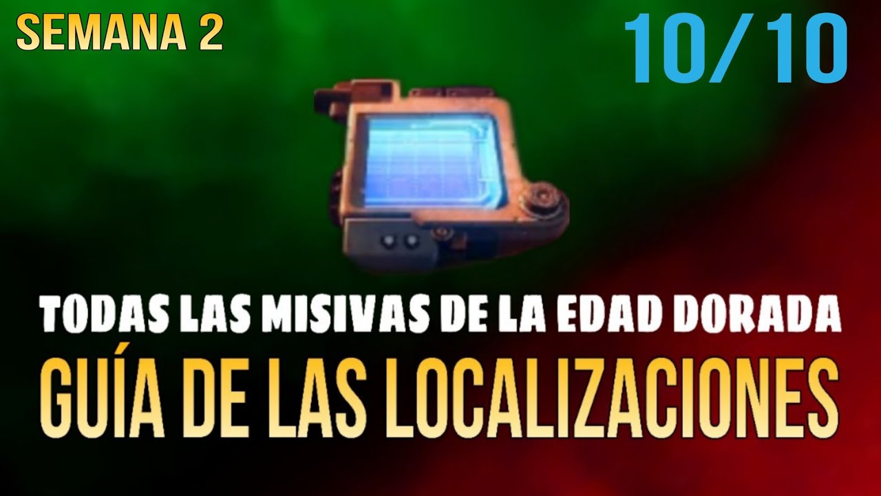 (SEMANA 2) TABLAS  de DATOS de los ALIJOS de la EDAD DORADA |Destiny 2