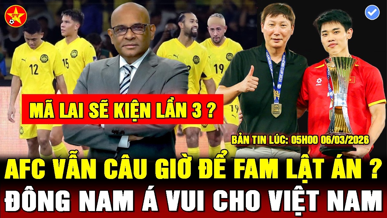 🙏VFF CHÍNH THỨC ĐƯA TIN, CAS GIẢM ÁN CHO 7 CẦU THỦ, AFC VẪN CHƯA XỬ THUA, FAM CÓ CƠ HỘI KIỆN LẦN 3