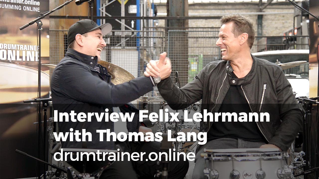 Interview Felix Lehrmann with Thomas Lang | drumtrainer.online