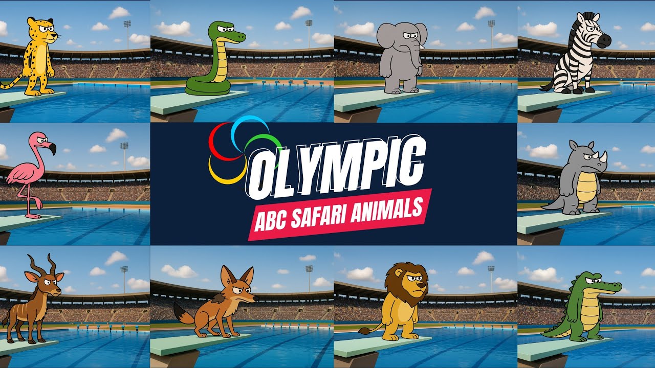 🎶 ABC Safari Animal Song 🏅🐒 | Diving Animals A–Z 🌊 | Jumpy Jungle TV