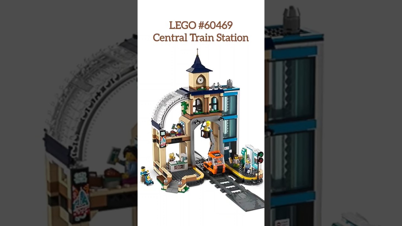 LEGO New Set - #60469 Central Train Station