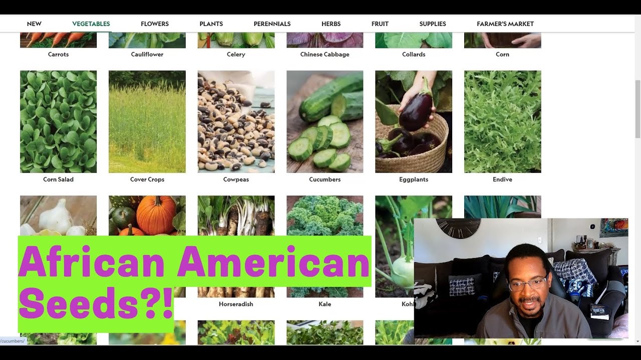 Selecting Garden Seeds, Herbs and Trees to Cultivate African American Heritage