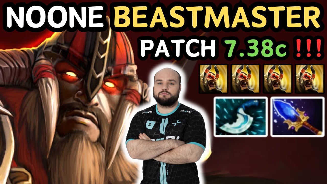 🔥 Noone BEASTMASTER Midlane Gameplay Patch 7.38c 🔥 Insane Gameplay By Noone - Dota 2
