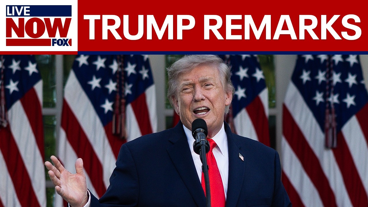 LIVE: President Trump speaks ahead of Rose Garden Club Lunch