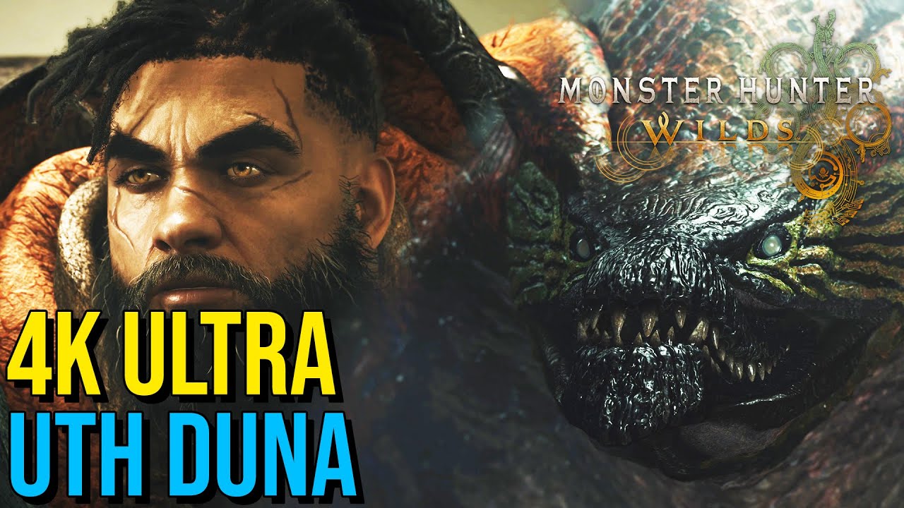 UTH DUNA Boss Fight (Hammer) - Monster Hunter Wilds (4K, ULTRA) - No Commentary