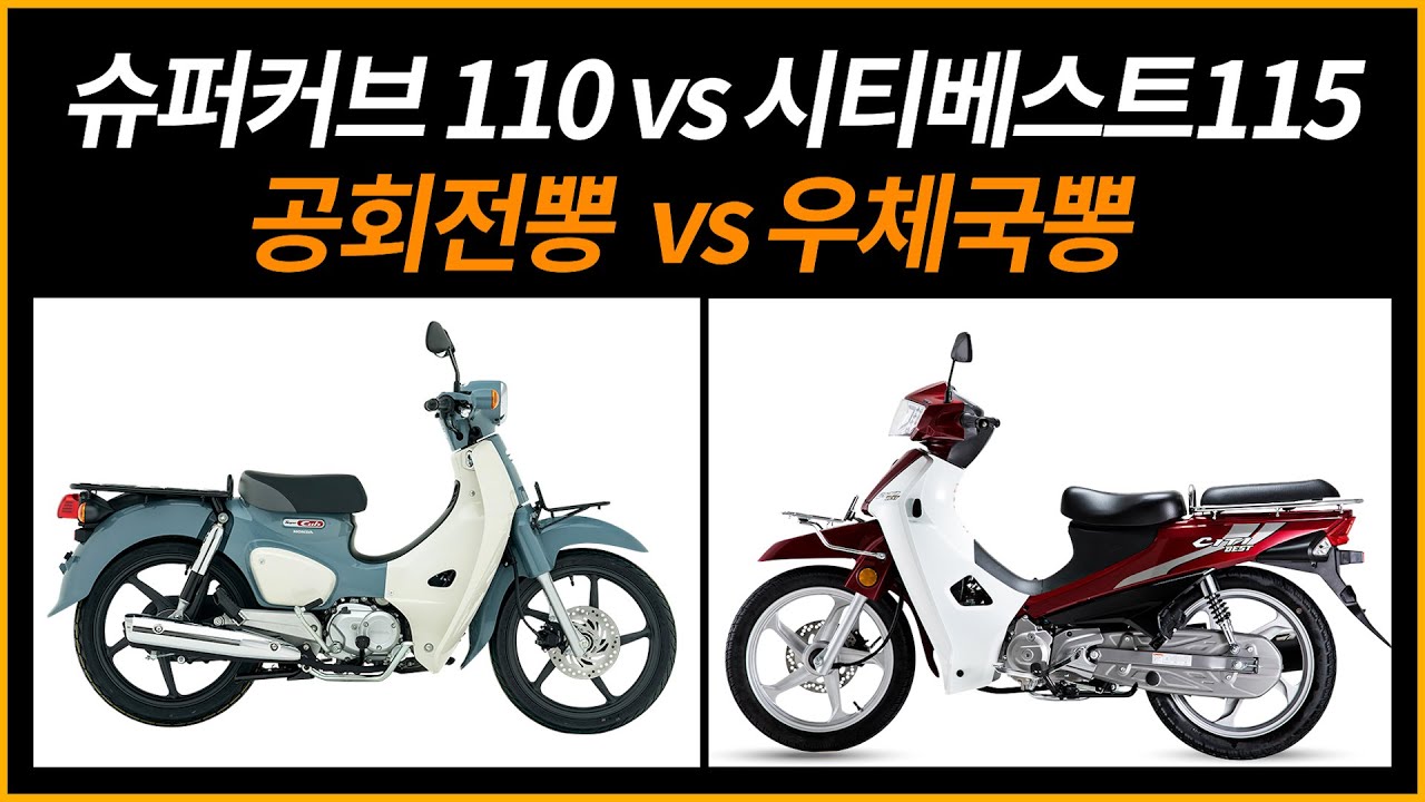 혼다 슈퍼커브110 vs DNA 시티베스트115 /컨셉과 다른 결론 ㅎㅎㅎ