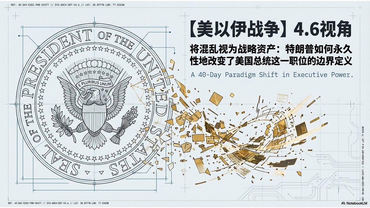 【美以伊战争】4.6视角 - 将混乱视为战略资产：特朗普如何永久性地改变了美国总统这一职位的边界定义