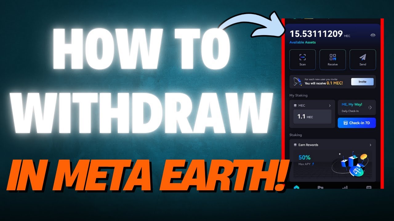 HOW TO WITHDRAW IN META EARTH/MEC | HOW TO CREATE AN ACCOUNT IN META EARTH | DAILY CHECK IN ANSWER