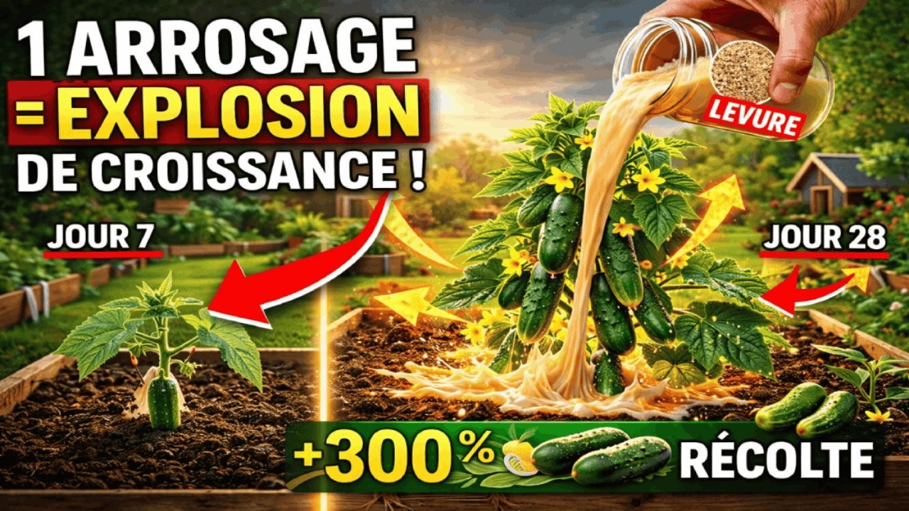 Le secret pour tripler votre récolte de légumes (1 seul arrosage)