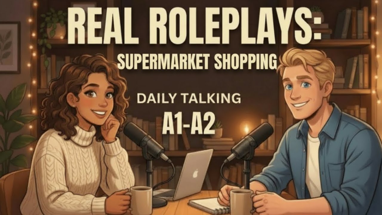 How to Shop in English: Speaking Practice with 12 Supermarket Dialogues