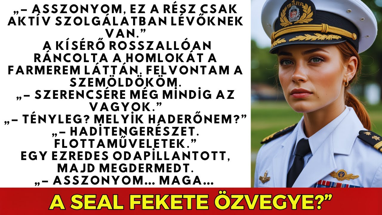 Civilnek néztek… míg az ezredes így szólt: „Asszonyom… a SEAL Fekete Özvegye?”
