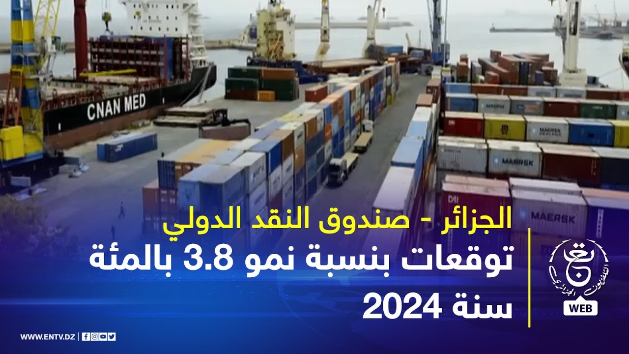 الجزائر - صندوق النقد الدولي: توقعات بنسبة نمو 3.8 بالمئة سنة 2024