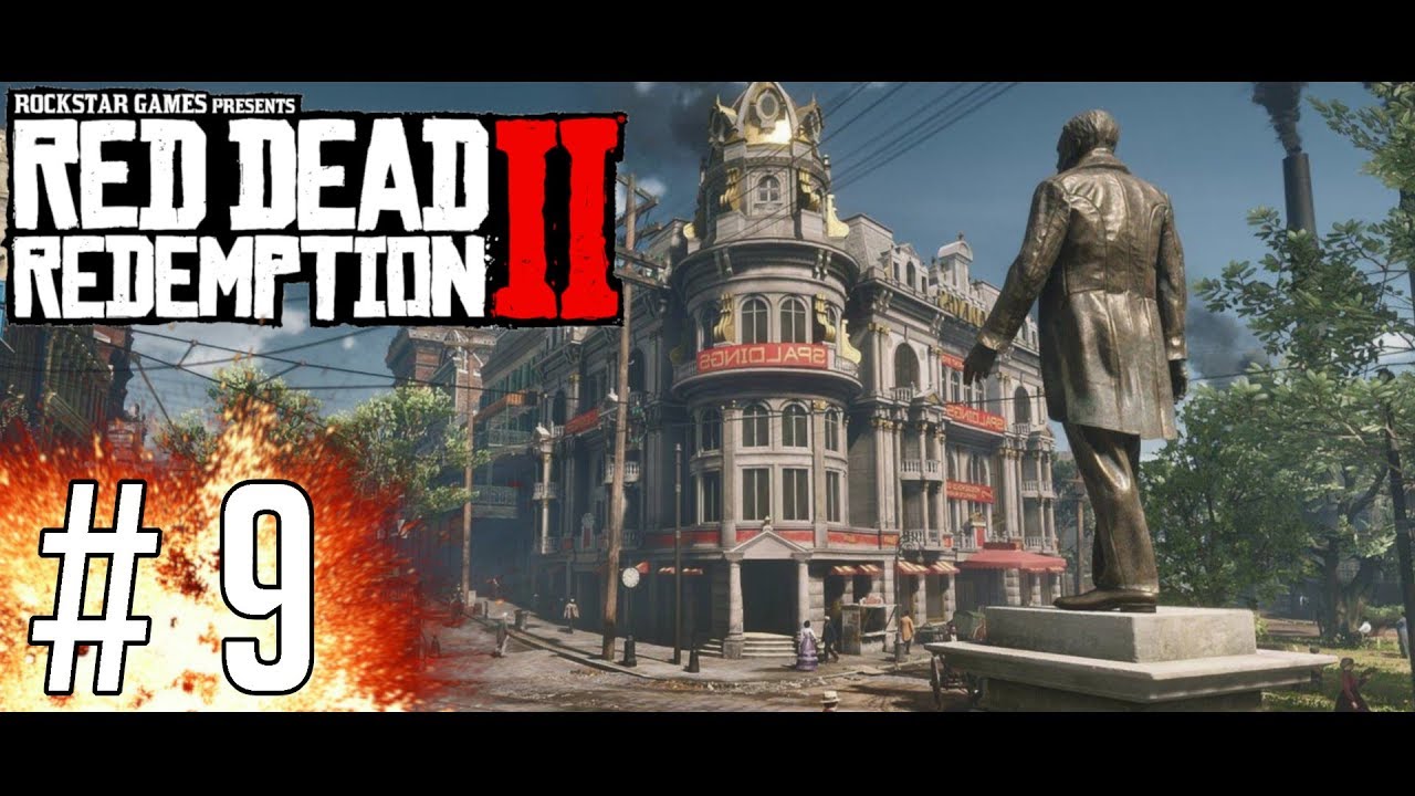 RED DEAD REDEMPTION 2 [#9] - Największe Miasto w Grze | Gameplay PL