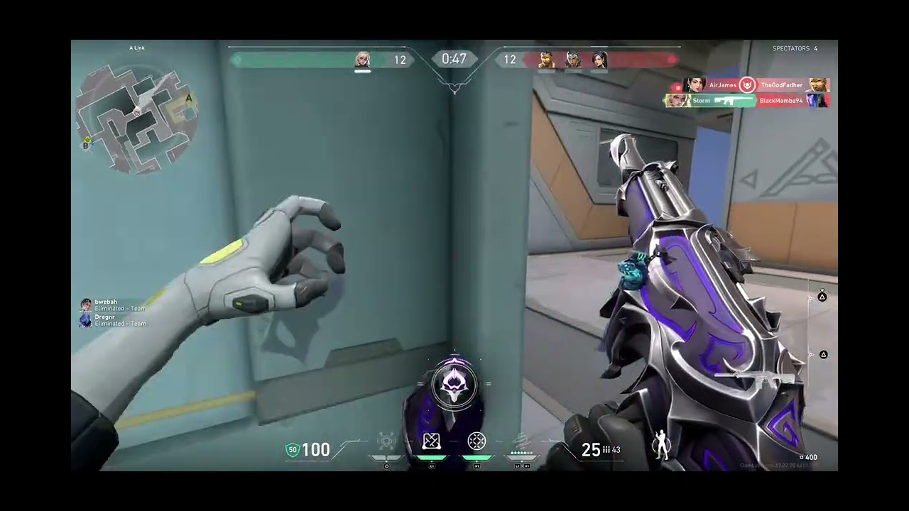 INSANE 1v4 clutch on VALORANT 