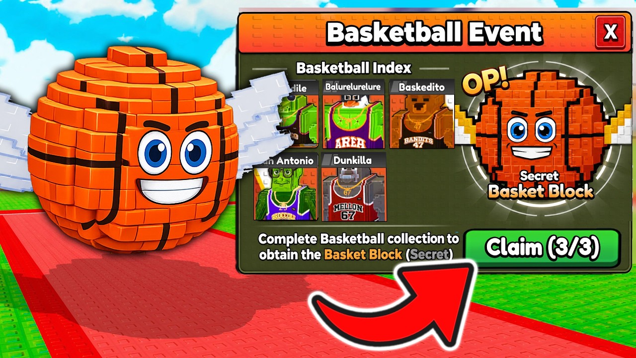 Unlocking MAX LEVEL Basketball Brainrots in Be a Lucky Block!