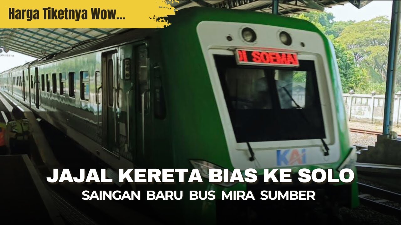 Jajal Kereta BIAS Solo Dari Sragen, Mahal Tapi Lebih Cepat Dari Bus Mira Sumber