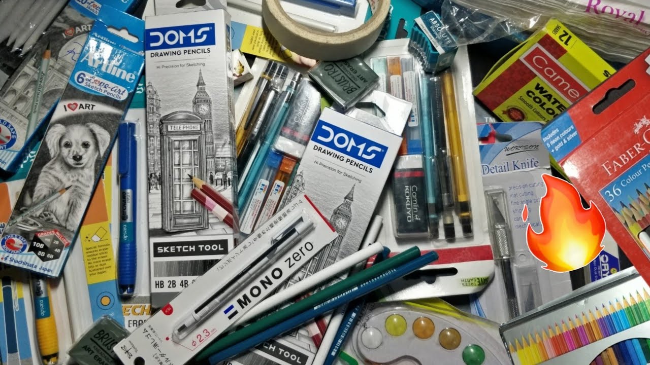 Purchase Some New Drawing materials 😍 worth ₹2000+