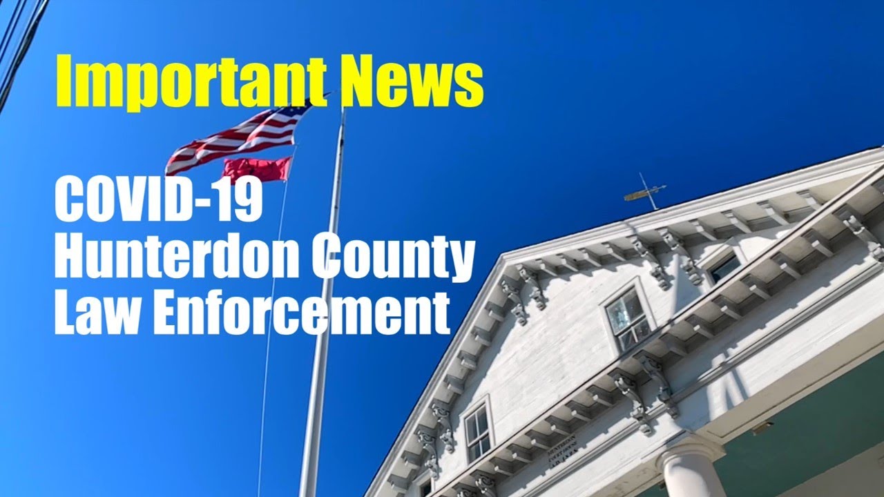 Hunterdon County Law Enforcement Message About COVID 19 24fps 1