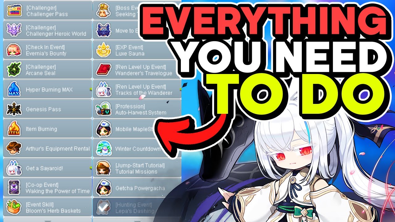 Всё, что вам НУЖНО сделать - MapleStory Every Little Thing Every Precious Thing Patch Guide